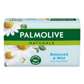 Palmolive Naturals Balanced & Mild Chamomile & Vitamin E toaletní tuhé mýdlo 90g