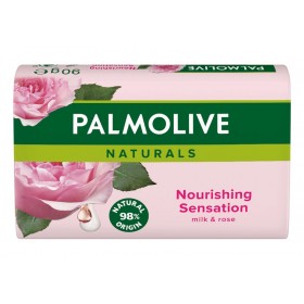 Palmolive Naturals Nourishing Sensation Milk & Rose toaletní tuhé mýdlo 90g