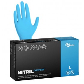 Jednorázové nitrilové rukavice Espeon NITRIL COMFORT modré vel. L box 100ks