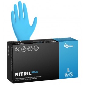 Jednorázové nitrilové rukavice Espeon NITRIL IDEAL modré vel. L box 100ks