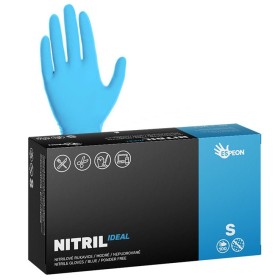 Jednorázové nitrilové rukavice Espeon NITRIL IDEAL modré vel. S box 100ks