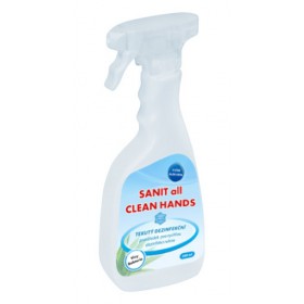 SANIT all CLEAN HANDS dezinfekční prostředek na ruce 500ml rozprašovač