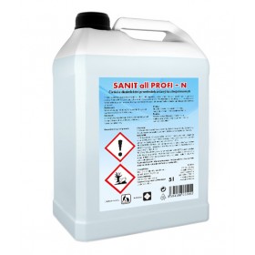 SANIT all PROFI - N neparfémovaný čisticí a dezinfekční prostředek 5 l