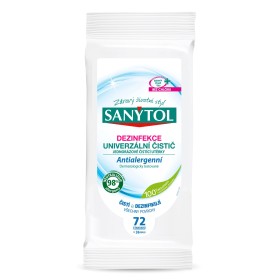 Sanytol univerzální dezinfekční čistící utěrky 72 ks = 36 ks Maxi Antialergenní